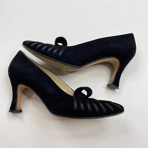 Bally Suede Juliette Pumps Heels - Picture 2 of 10